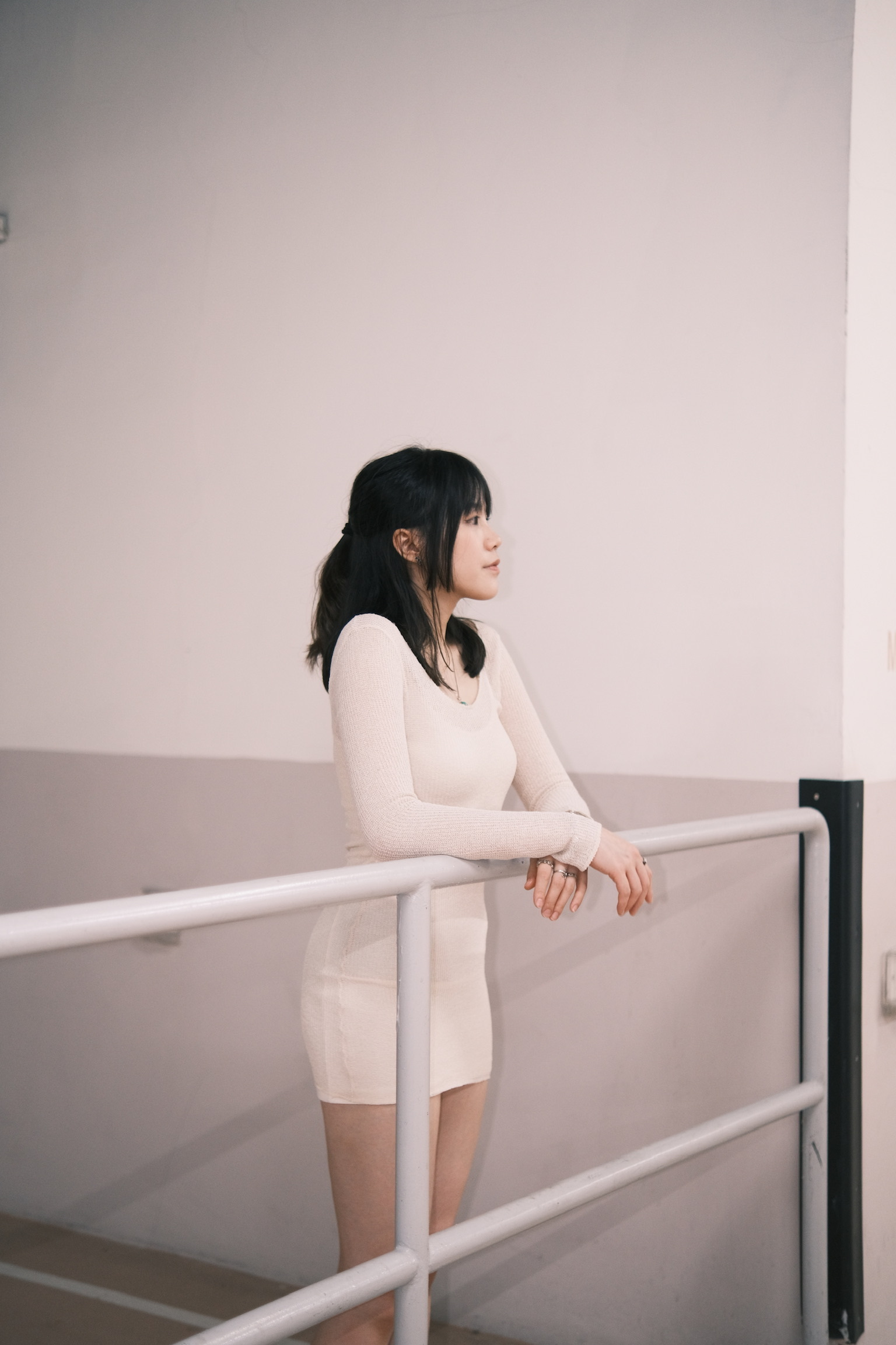 2-pieces 小心機連身裙Set 〈兩色入〉