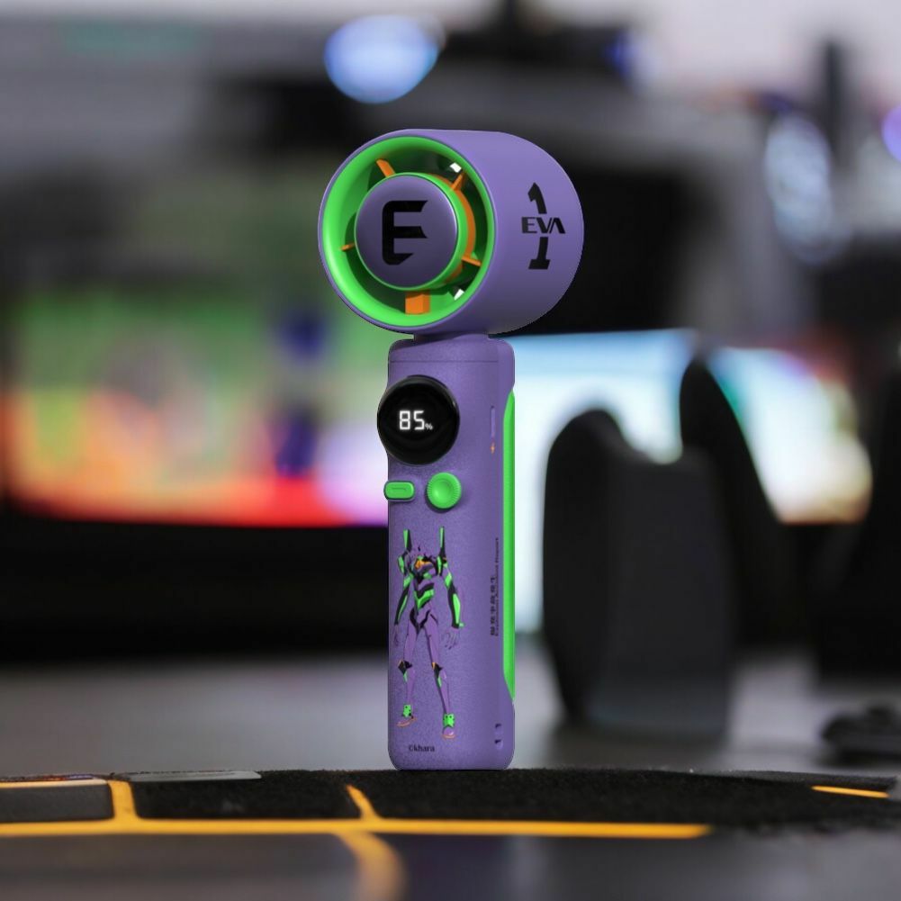E AUDIO新世紀福音戰士新式暴風級製冷小風扇+冰球風扇