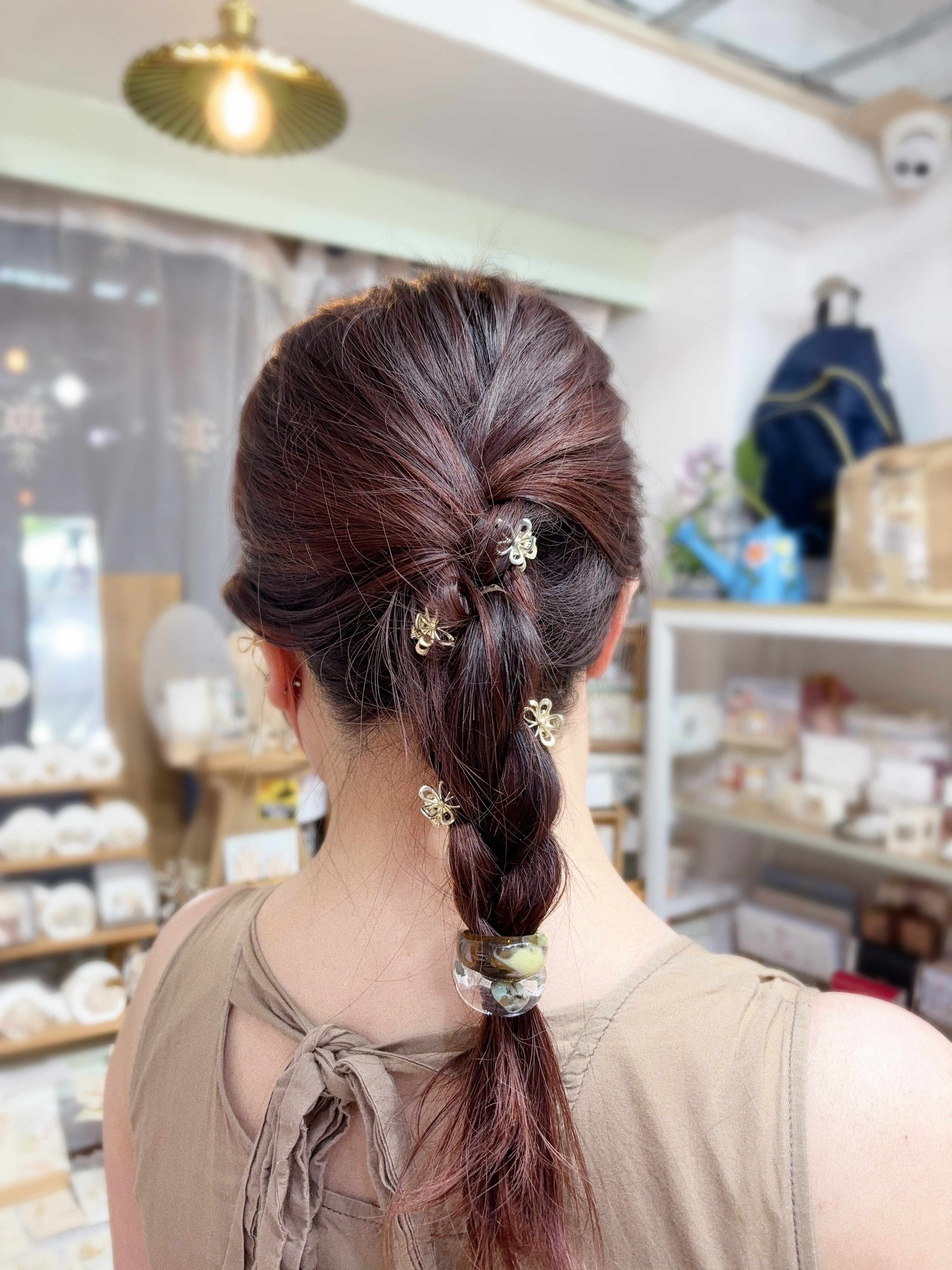 [日本制] 迷你花形髮夾仔SET