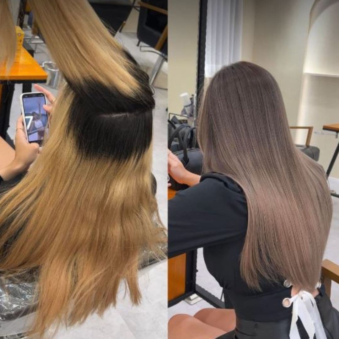 髮廊推薦雲林斗六美髮設計師Rebecca補漂髮作品