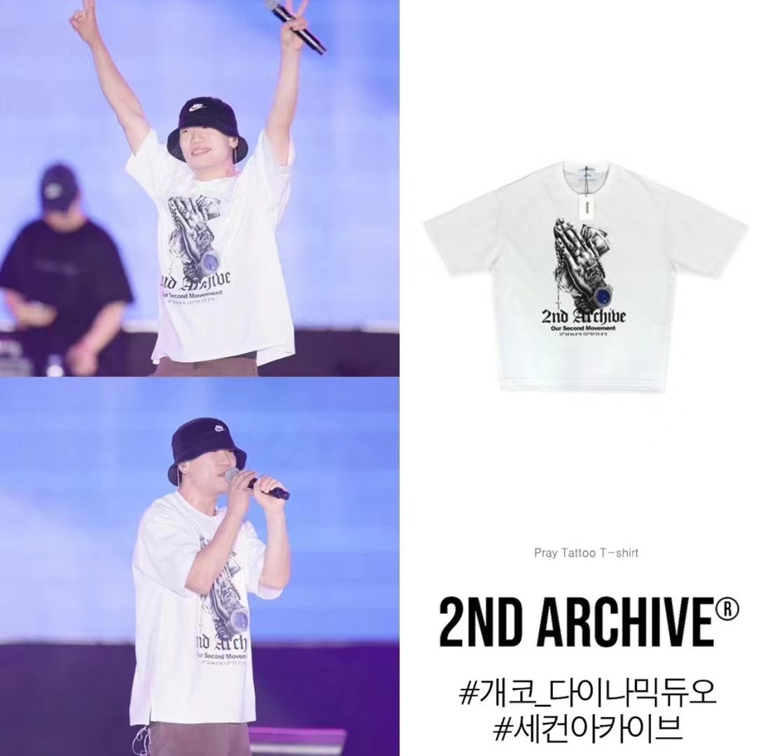 2NDAR 個性短袖T恤 (美國街頭RAPPER風)