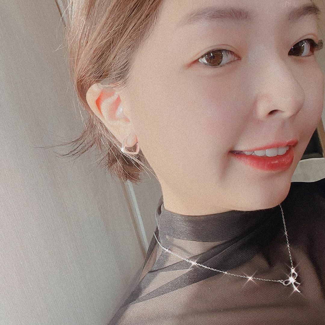 方形微個性超美氣質純銀耳環