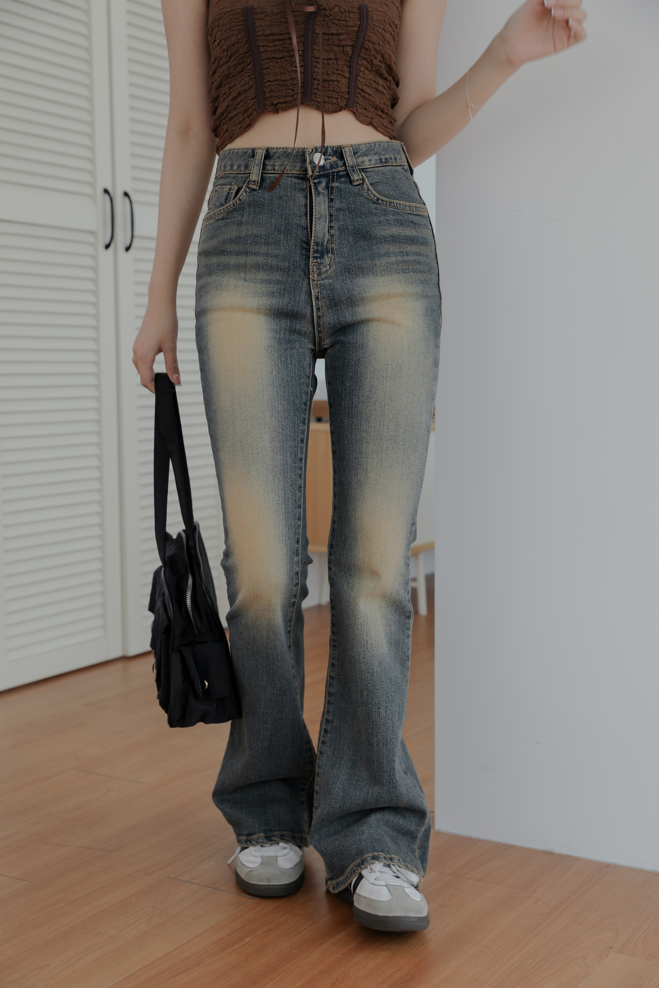 1689 Boots Cut Denim Pants #靴型褲