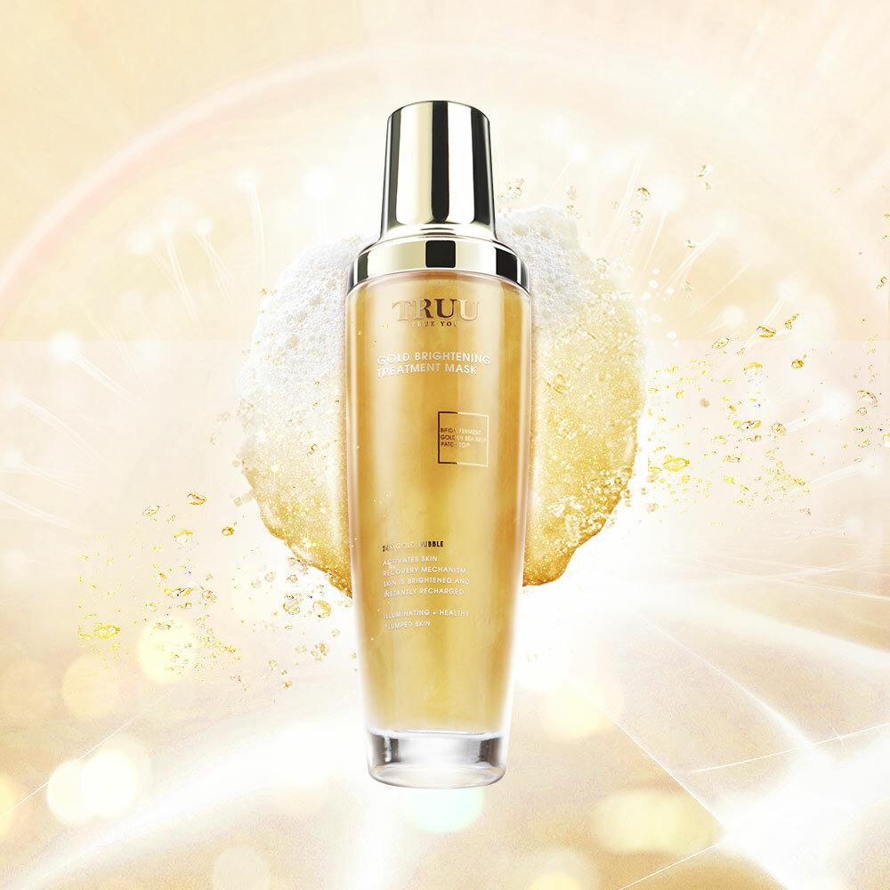 TRUU黃金修護白泡泡面膜120ml