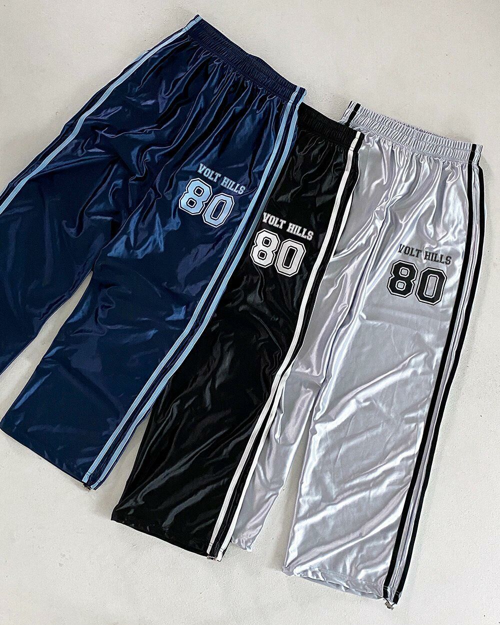 雙間數字可束腳鬆身褲 VOLT-051P