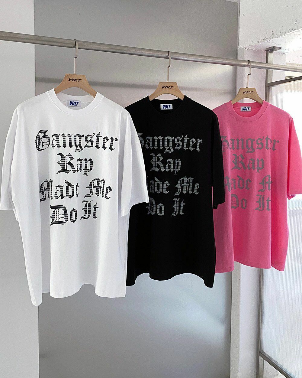 英文字短袖Tee VOLT-055T