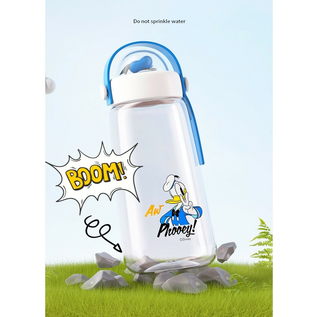 迪士尼唐老鴨 - 便攜式手挽水樽(600ml)
