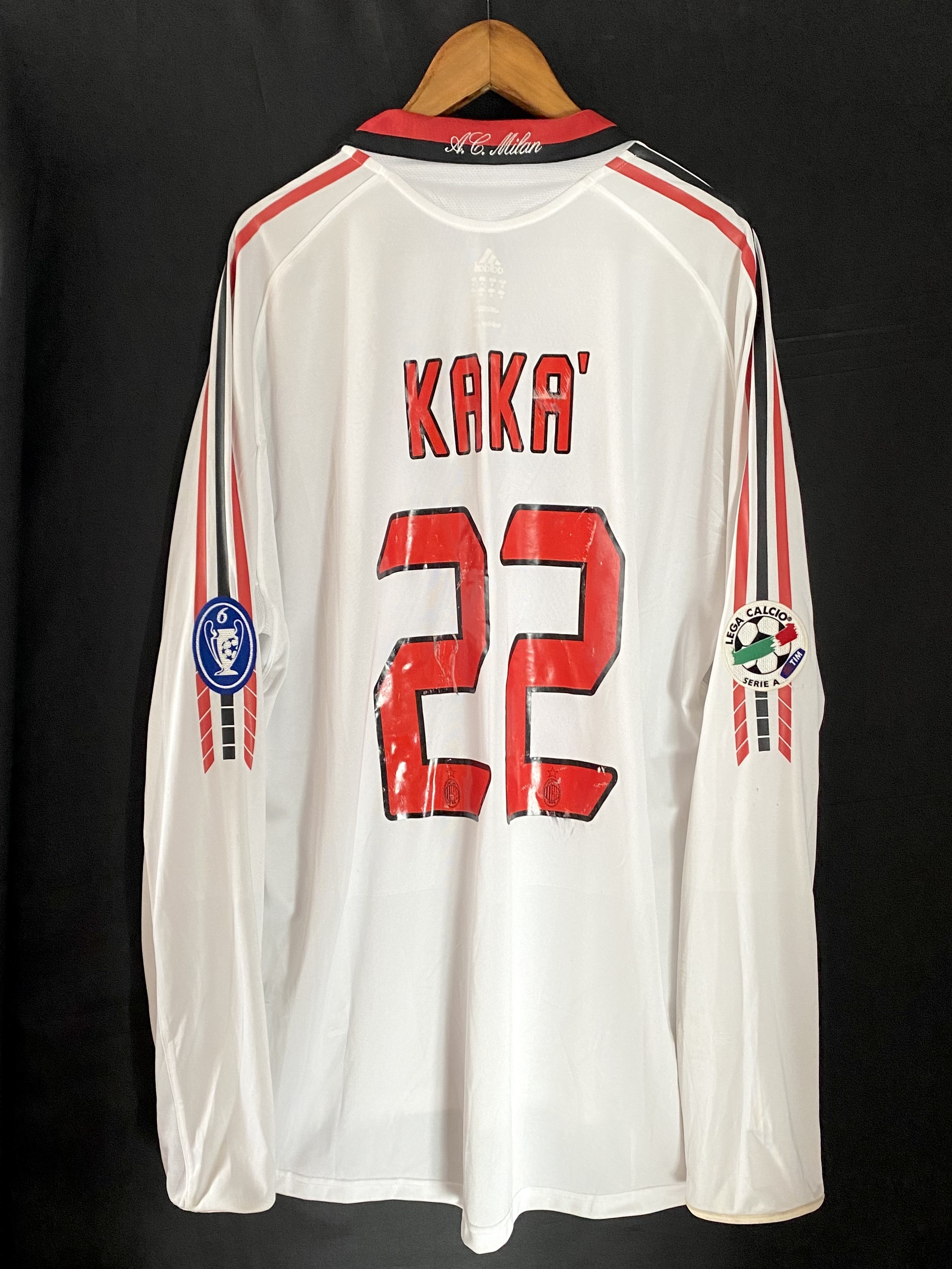 AC Milan 2005-2006 Adidas Away match worn issue shirt #