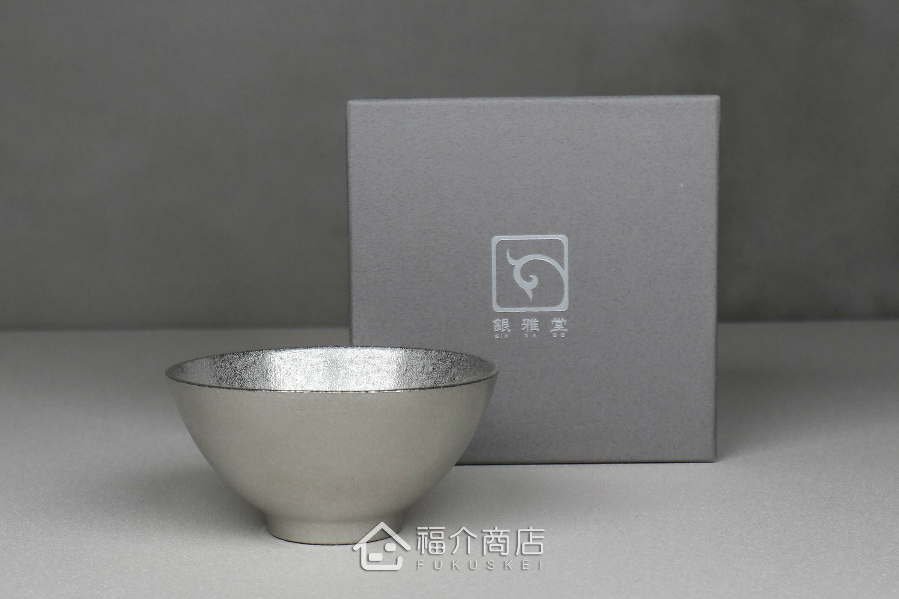 喝日本清酒的吉祥八角紋錫製杯子