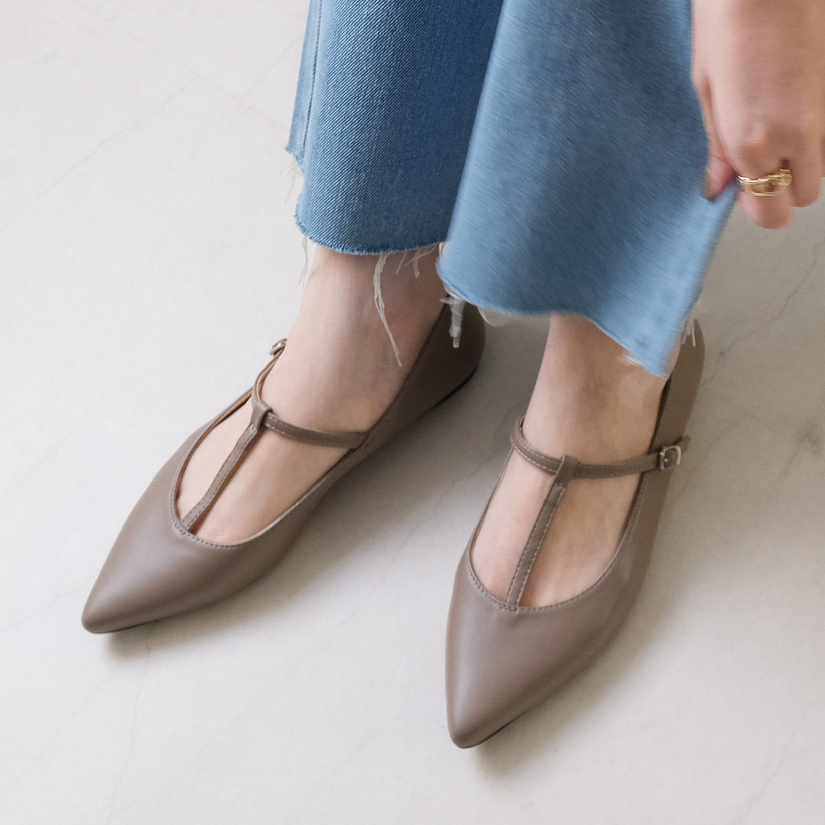 絕美女鞋 T字尖頭瑪莉珍鞋 氣質女孩必備