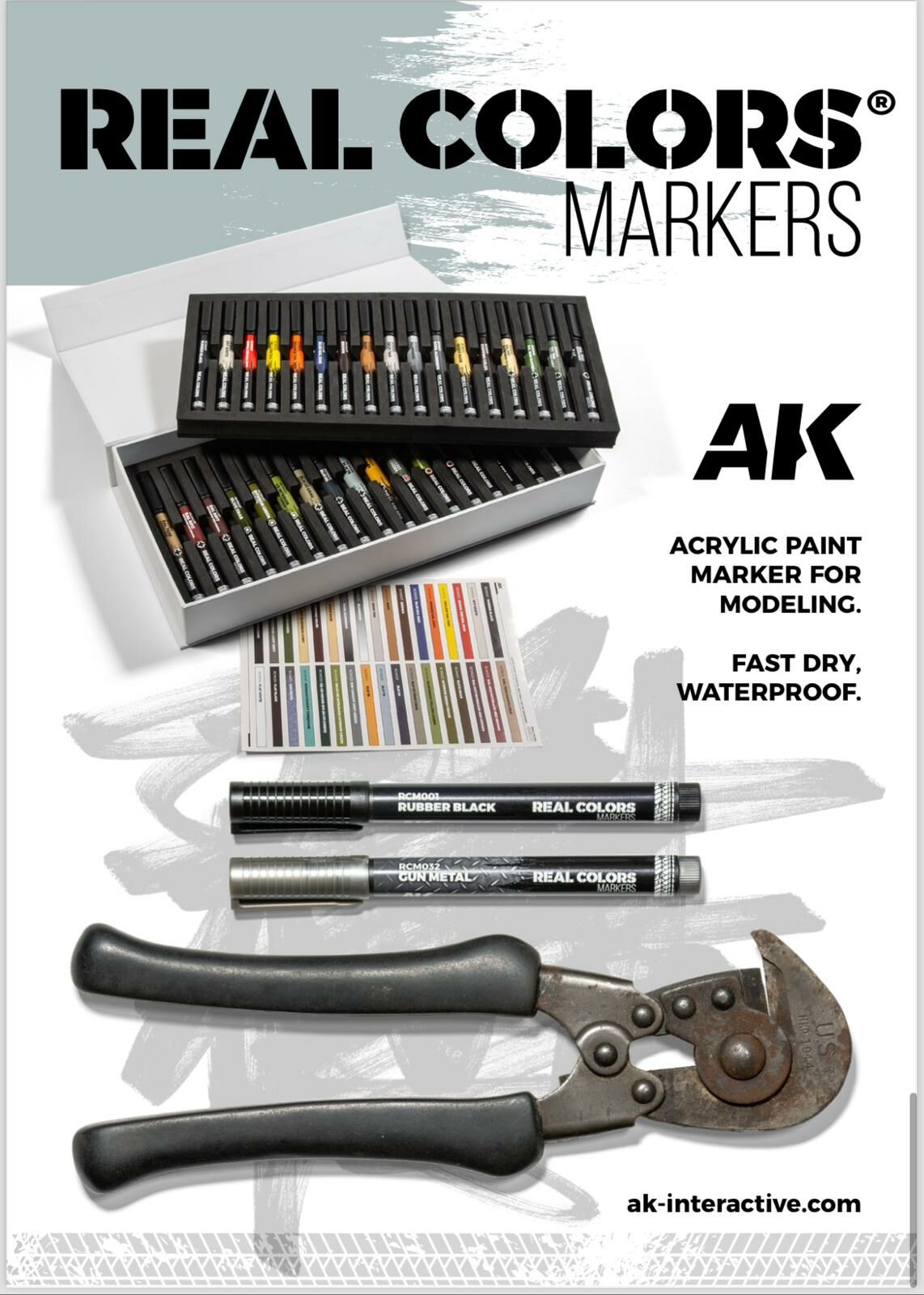 AK Real Colors 水性Marker full set 34支