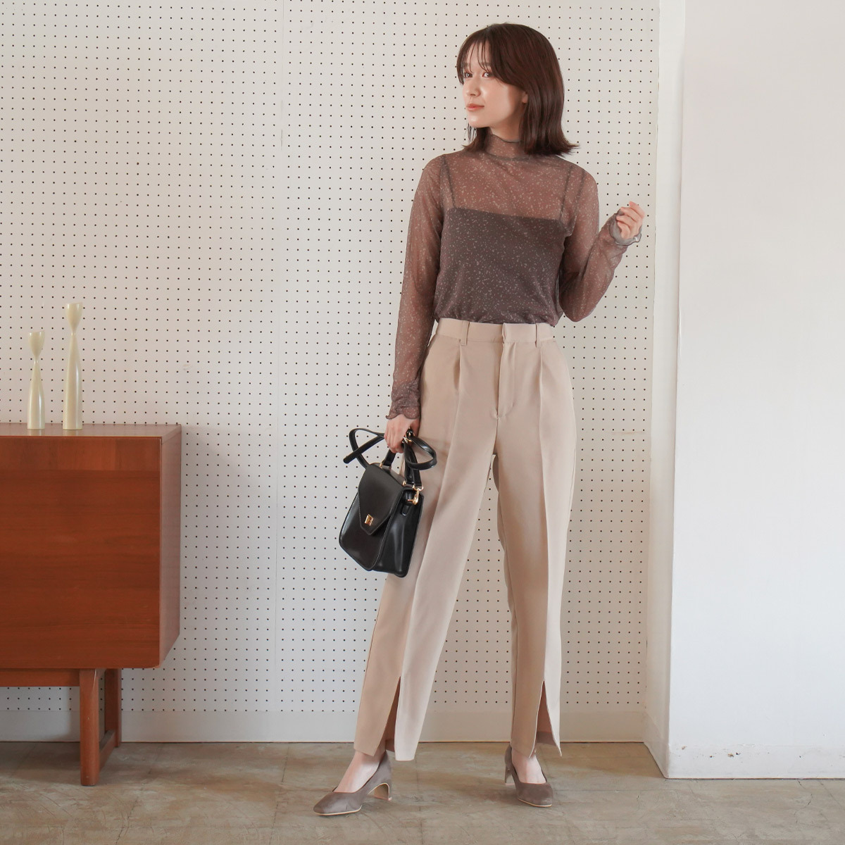 板跟辦公休閒高跟鞋 超好走女鞋 超好走