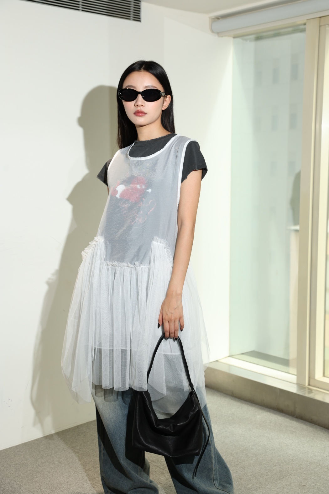 芭蕾少女透紗洋裝