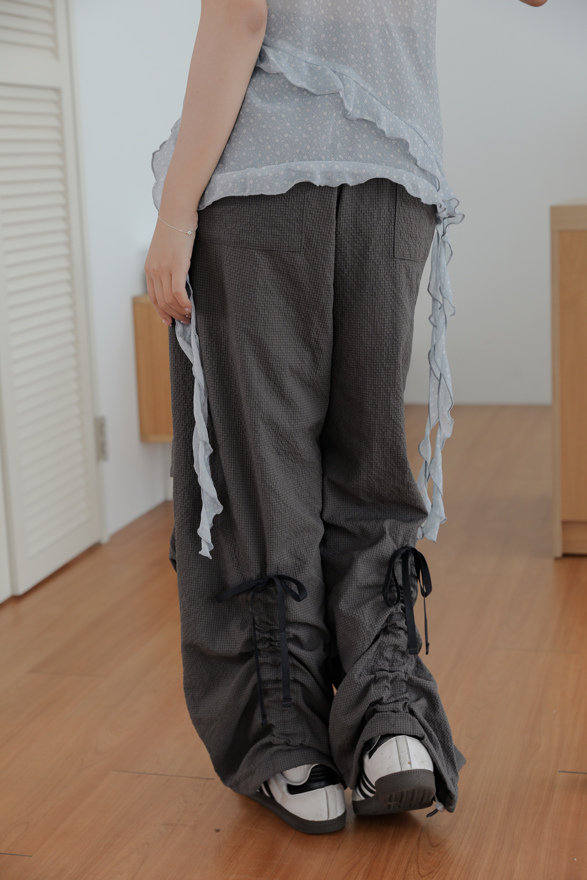 Chijimi Tape Pants #長褲