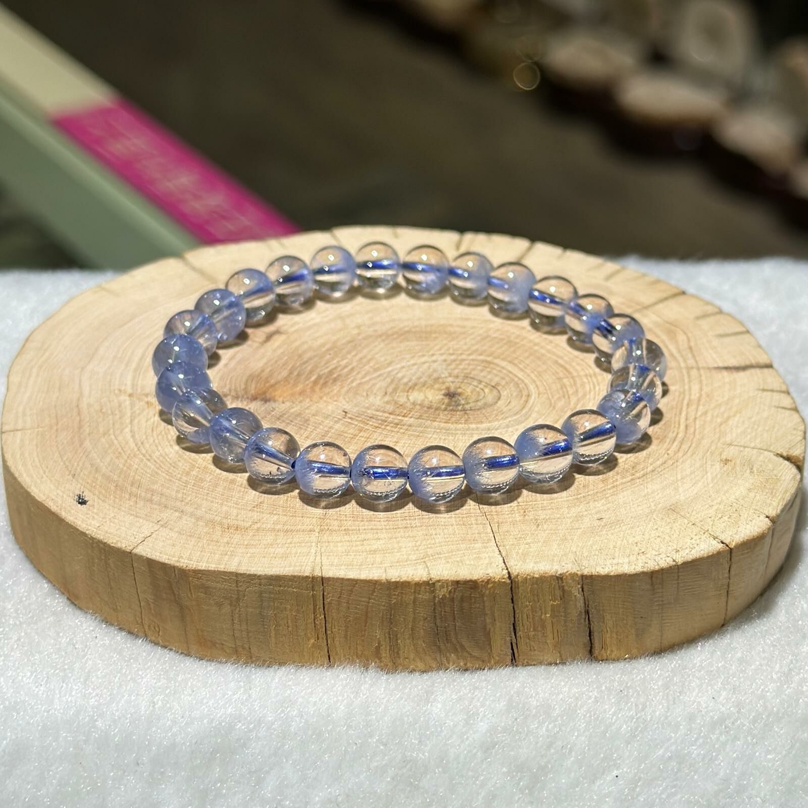 高品半盤✨藍線石手串 7 mm +/-