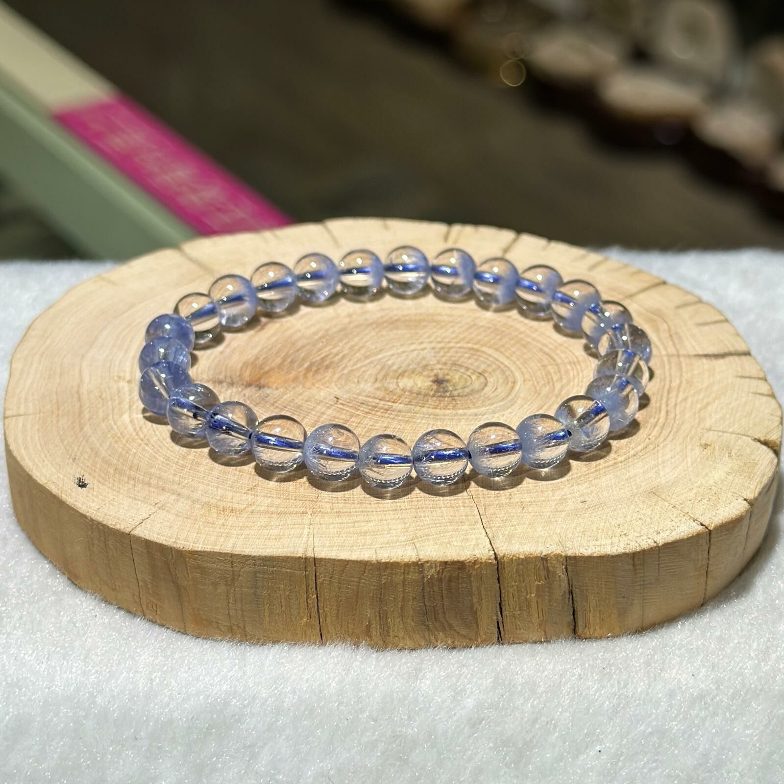 高品半盤✨藍線石手串 7 mm +/-