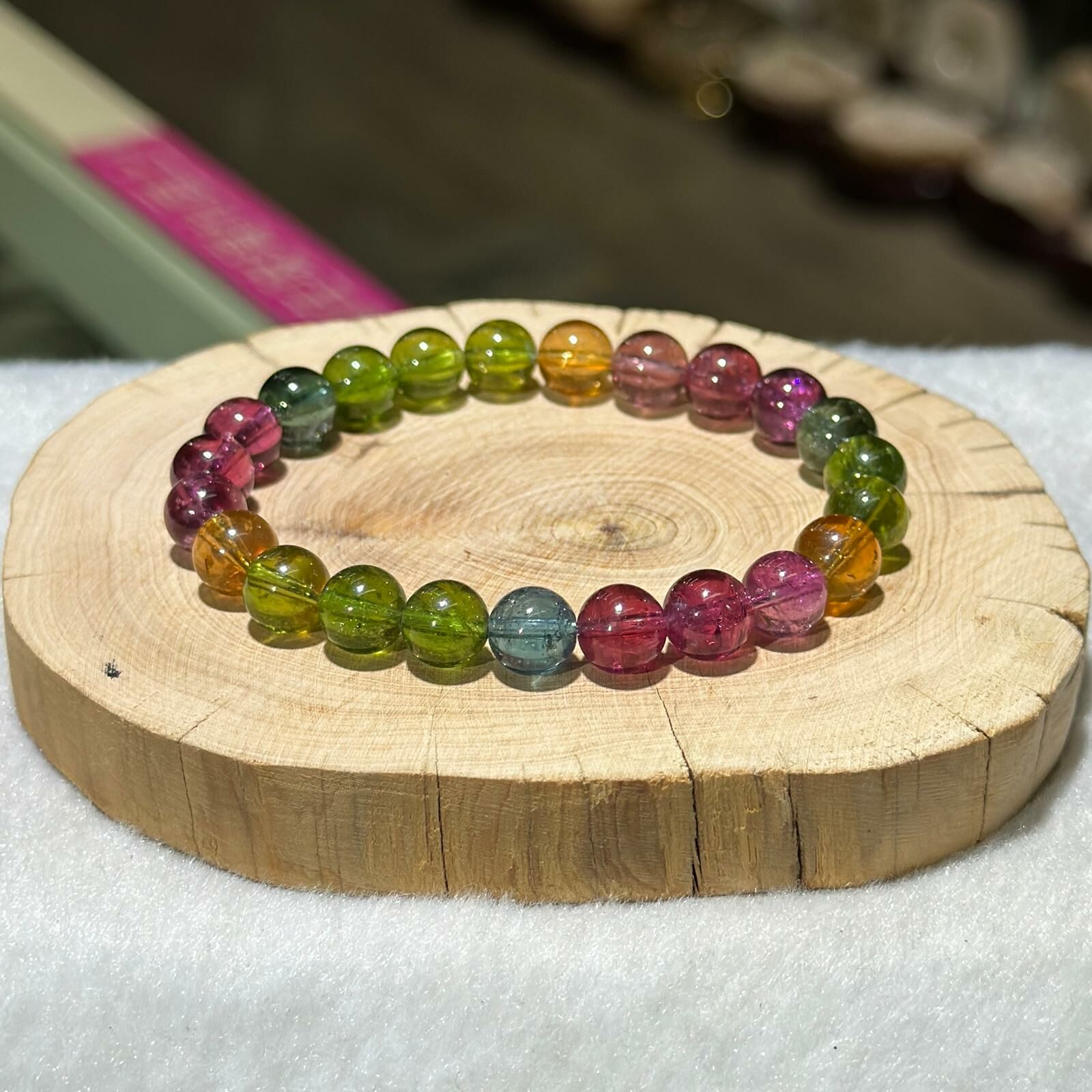 高品半透糖果✨碧璽手串 8 mm +/-