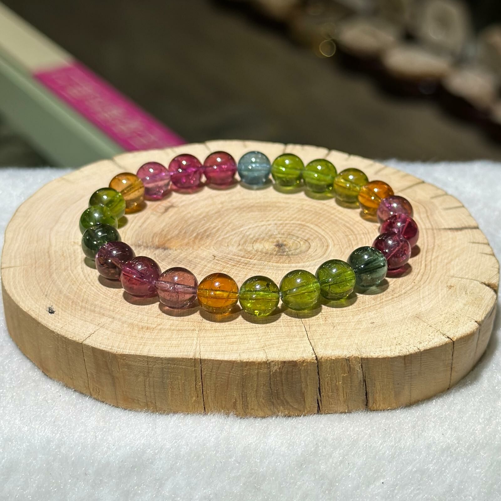 高品半透糖果✨碧璽手串 8 mm +/-