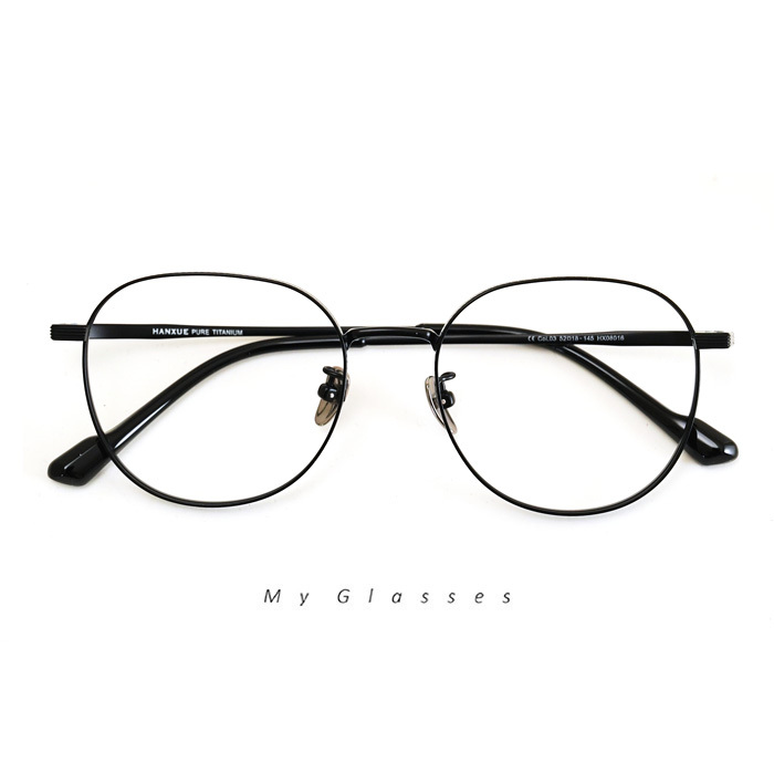C385鈦金屬圓框眼鏡