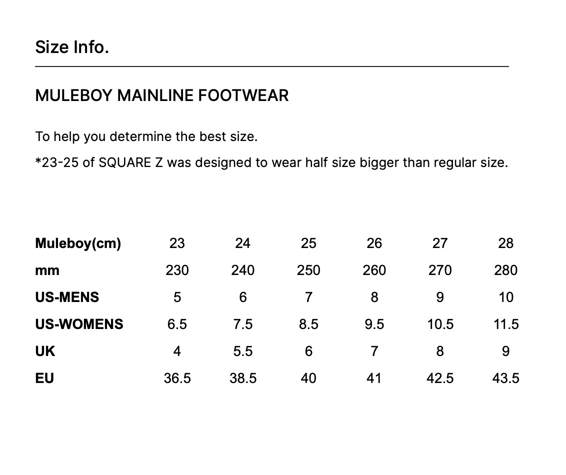 Korea Muleboy Slipper (Z) Series - KMBS(Z)