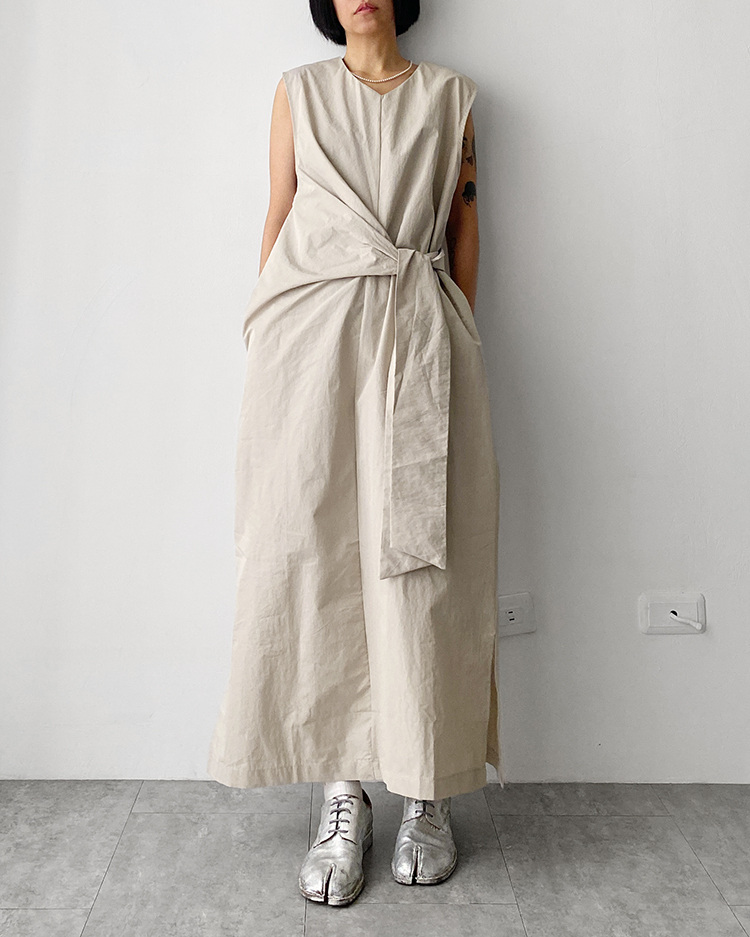 MFD-2548 綁帶氣質洋裝 ʙᴇɪɢᴇ