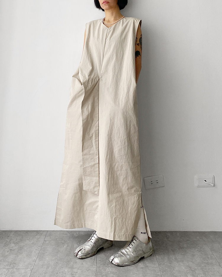 MFD-2548 綁帶氣質洋裝 ʙᴇɪɢᴇ