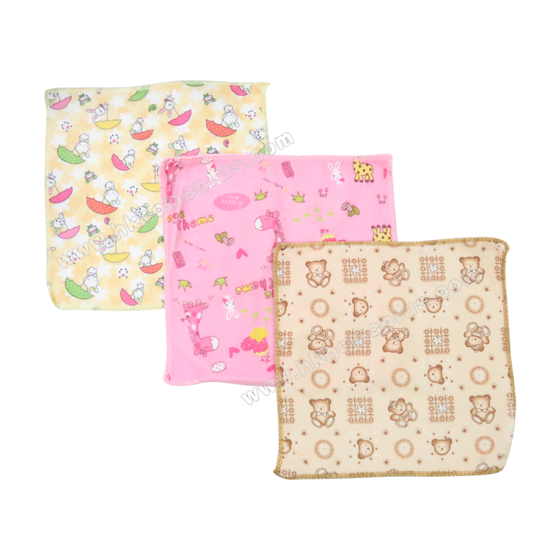 6條裝 絨毛/紗布/竹纖維/厚身 小方巾