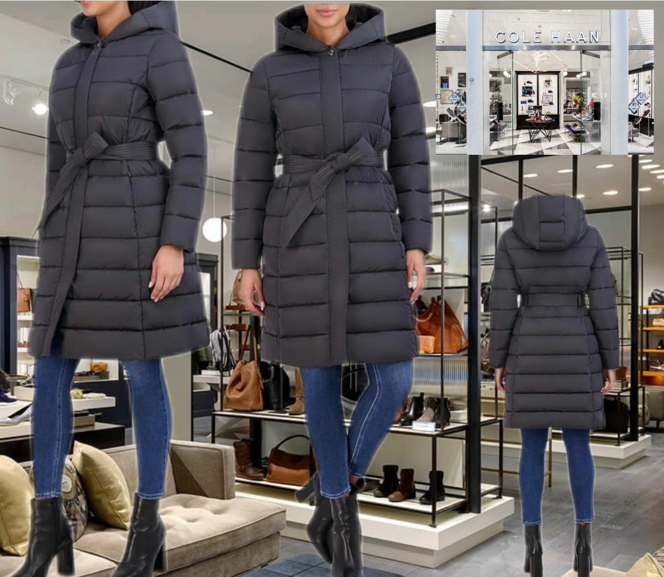 【預購】F061902 Cole Haan 女裝長款外套