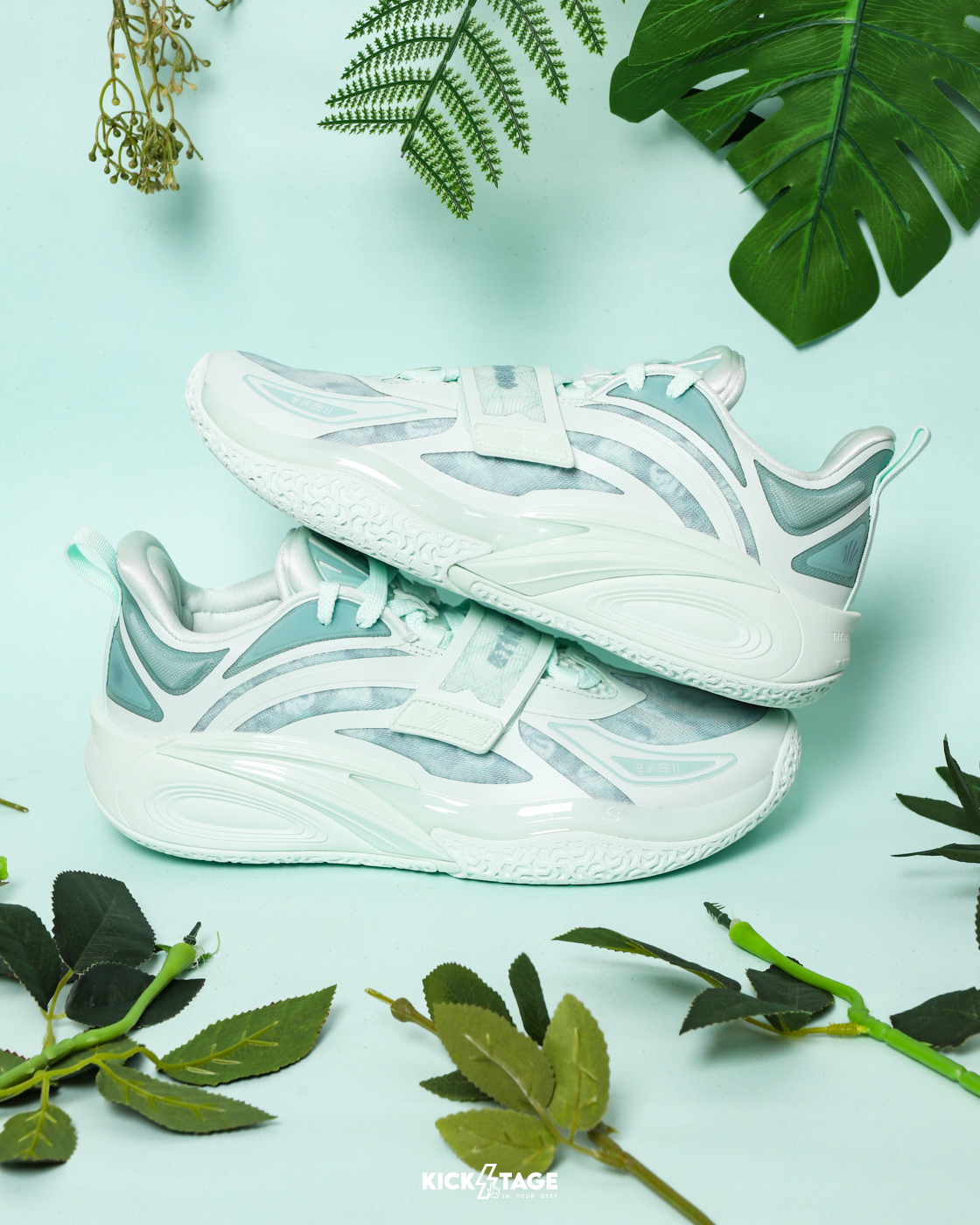 <海外連線代購> ANTA KAI 1 GARDEN STATE 花園州 薄荷綠 實戰籃球鞋【112531110S-2】歐文1 歐神仙