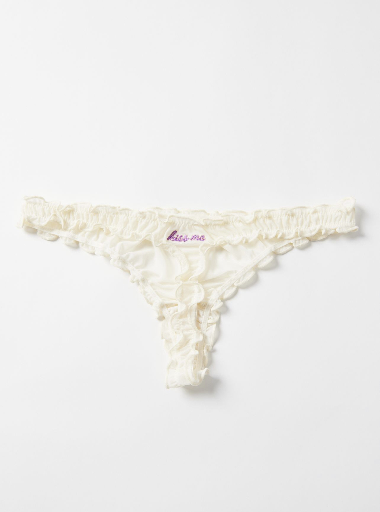 UO 皺皺彈性紗丁字褲Out From Under Thong