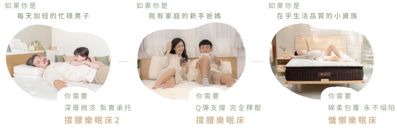 適合哪一種床墊？一張次搞懂