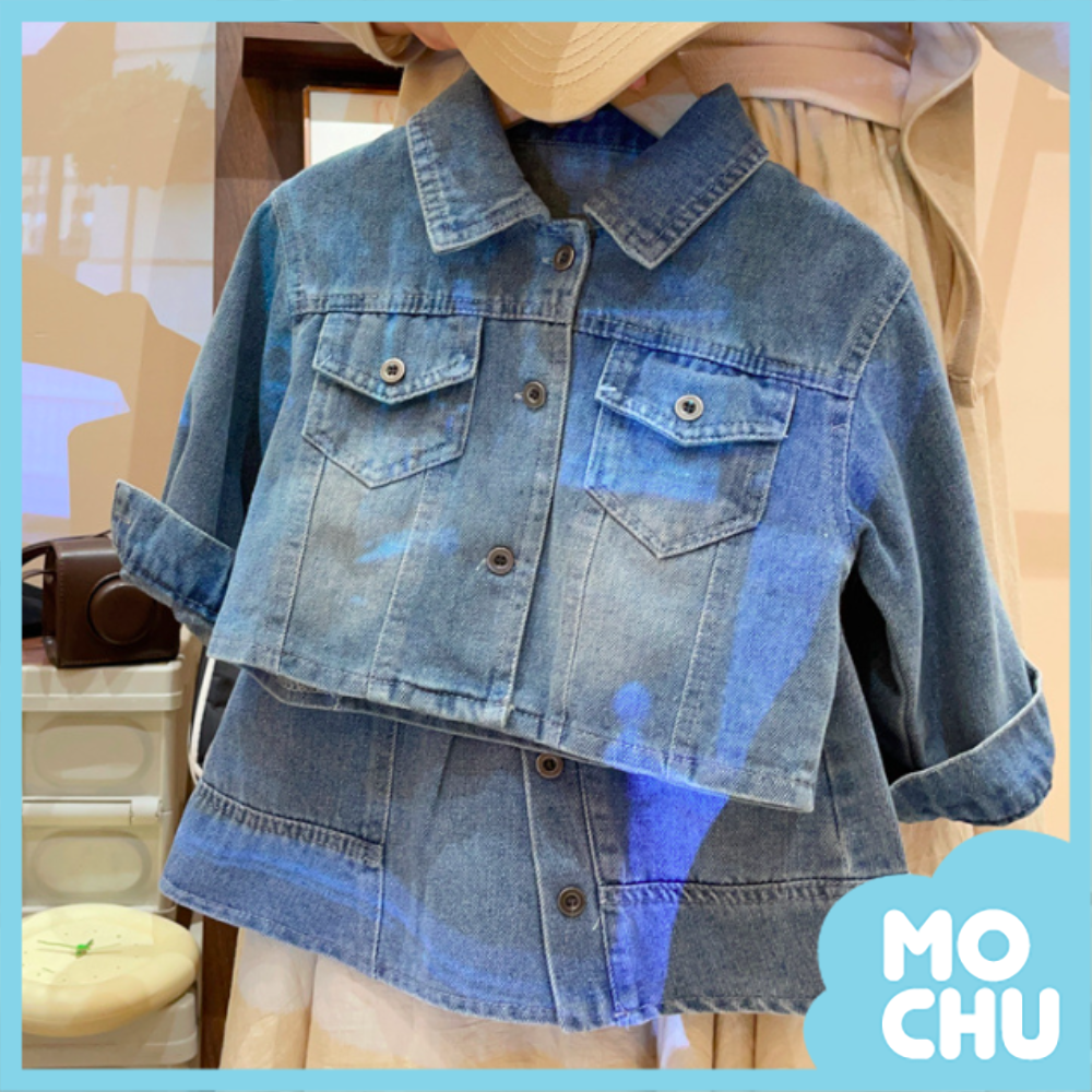 長袖牛仔外套兩件套裝