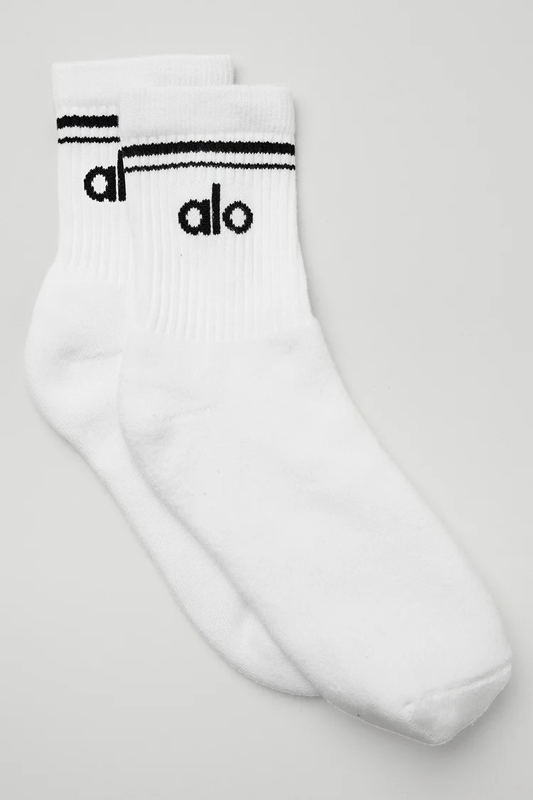 ALO 經典踝襪Unisex Half-Crew Throwback Sock