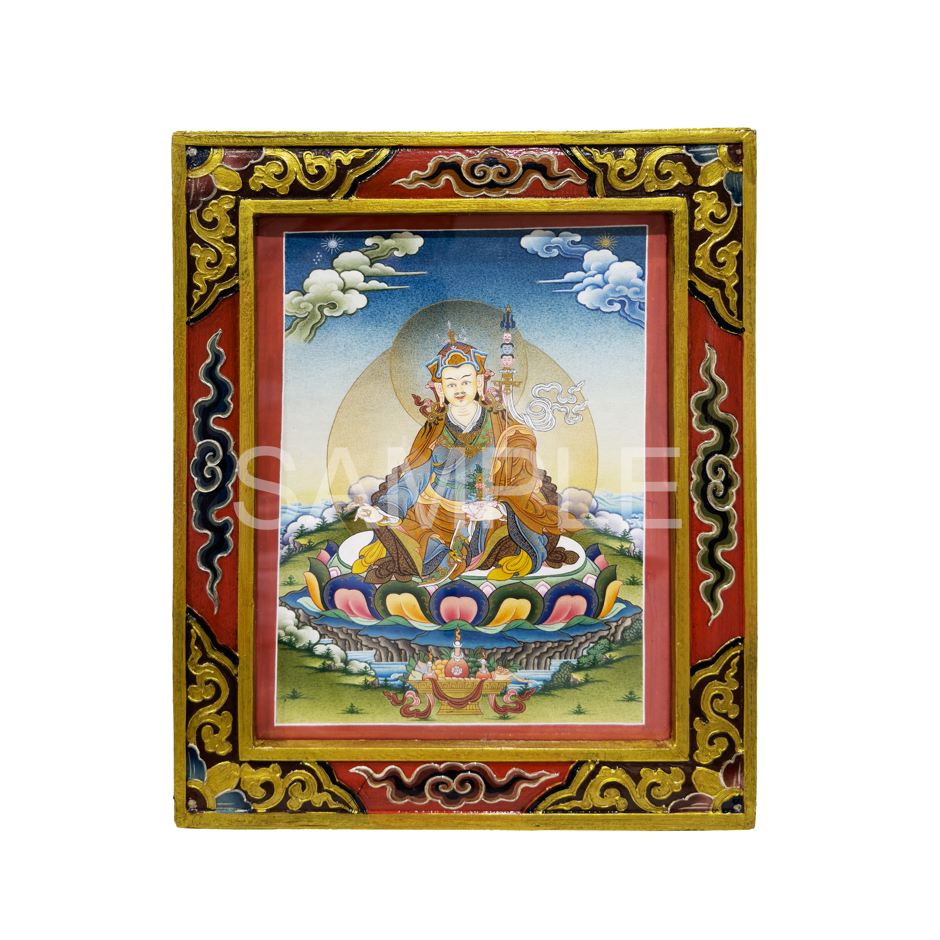 Pema Gyalsen 全手工蓮花生大士唐卡 (原畫) (只限門市自取)