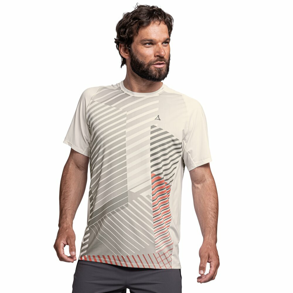 【Schoffel】男防曬超彈短袖上衣 / 24SL20-23839-[白、綠]