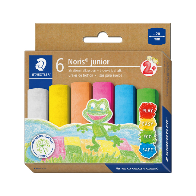 STAEDTLER施德樓 安全粉筆6色入 MS2365 C6