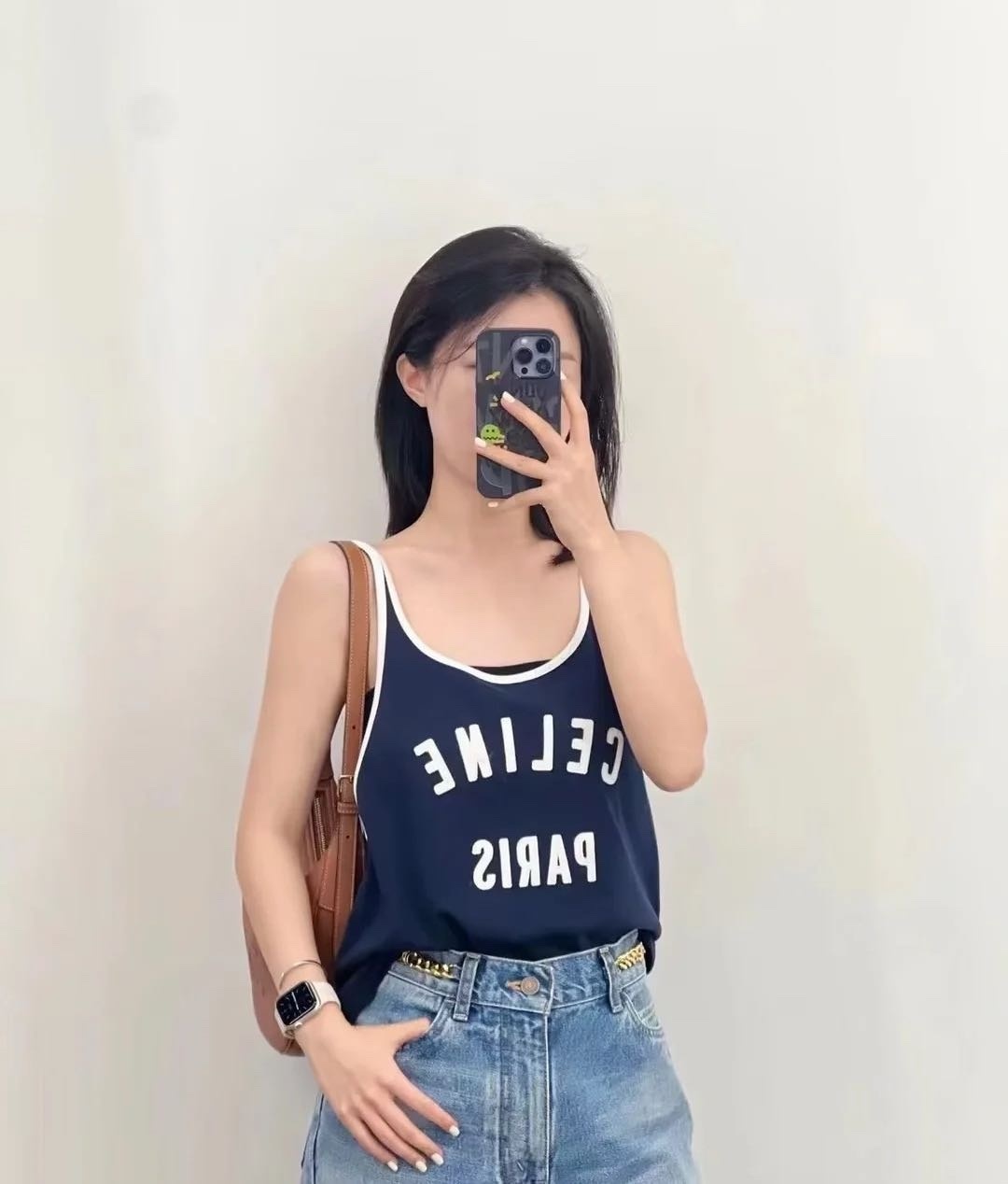 Celine 藏藍色背心 -M