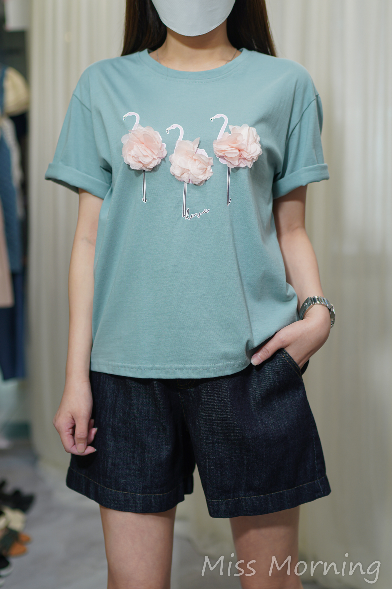 立體花款上衣(14001)