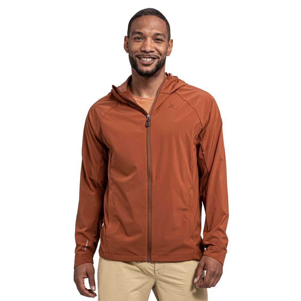 【Schoffel】男防風防潑水連帽外套 / 24SL20-23847-[咖啡、灰、海軍藍]