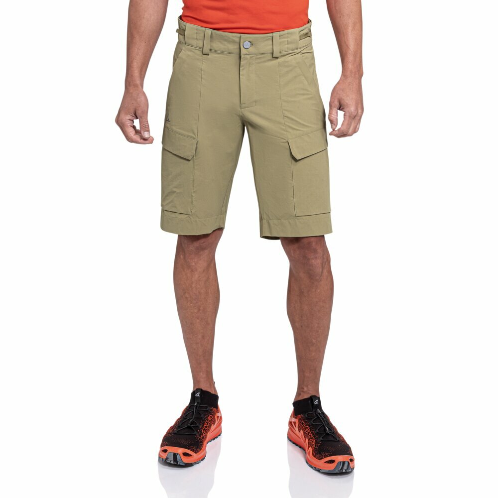 【Schoffel】男防潑水快乾口袋短褲 / 24SL20-23883-[卡其、綠]