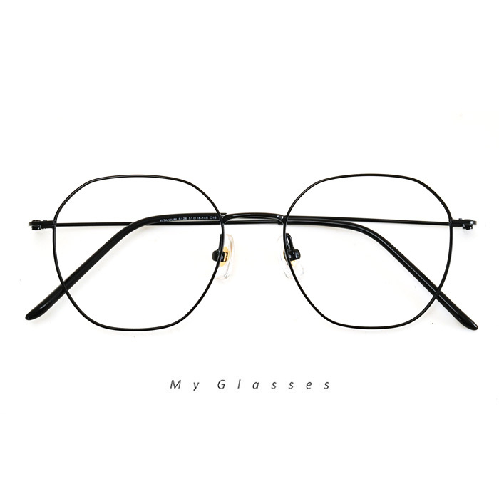 T161純鈦經典多邊形眼鏡
