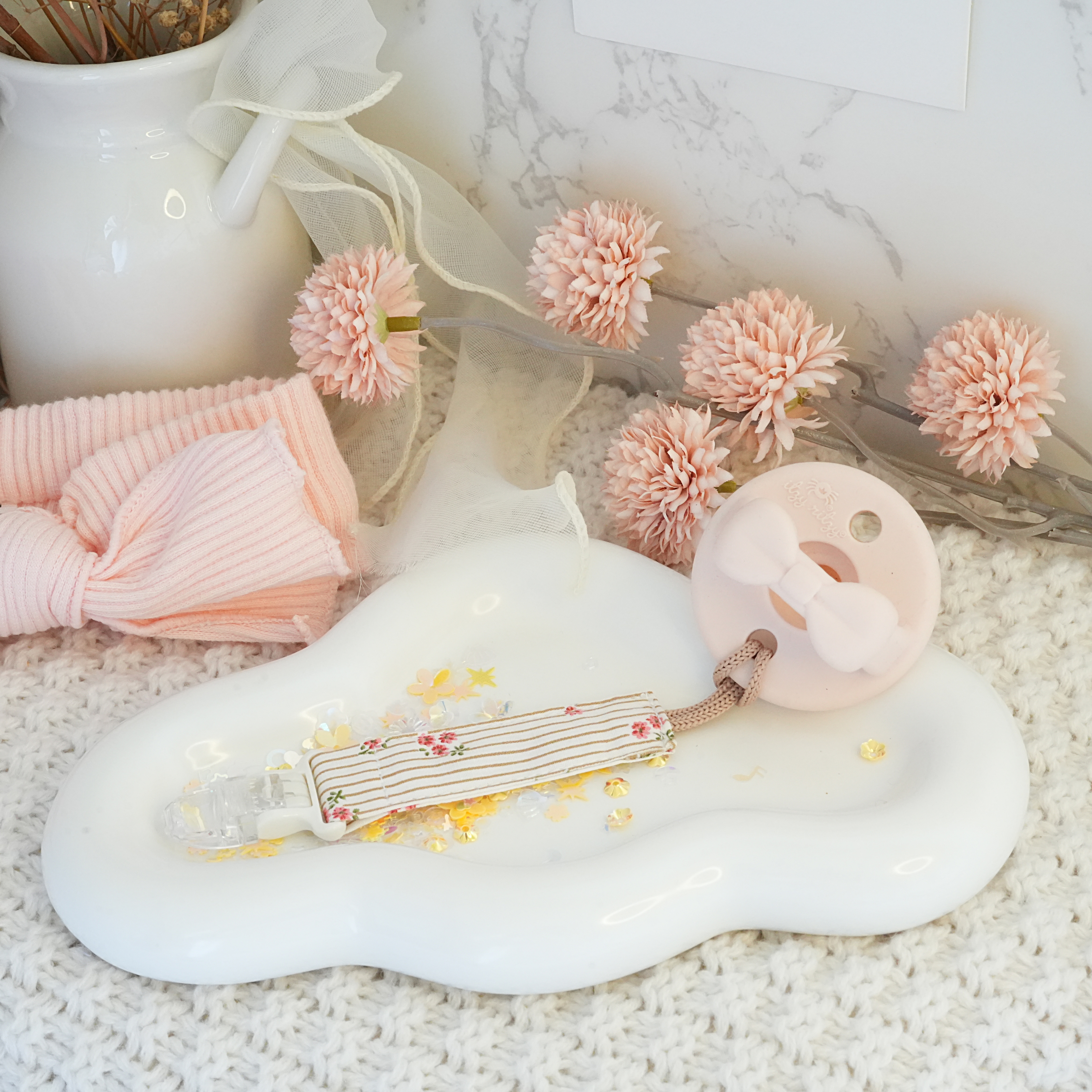 Hi Y.P store-短版鱷魚夾-優雅薔薇