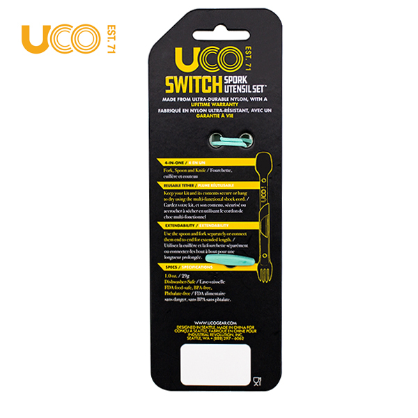 【UCO】Switch Spork Utensil Set 刀叉組 D-3-3