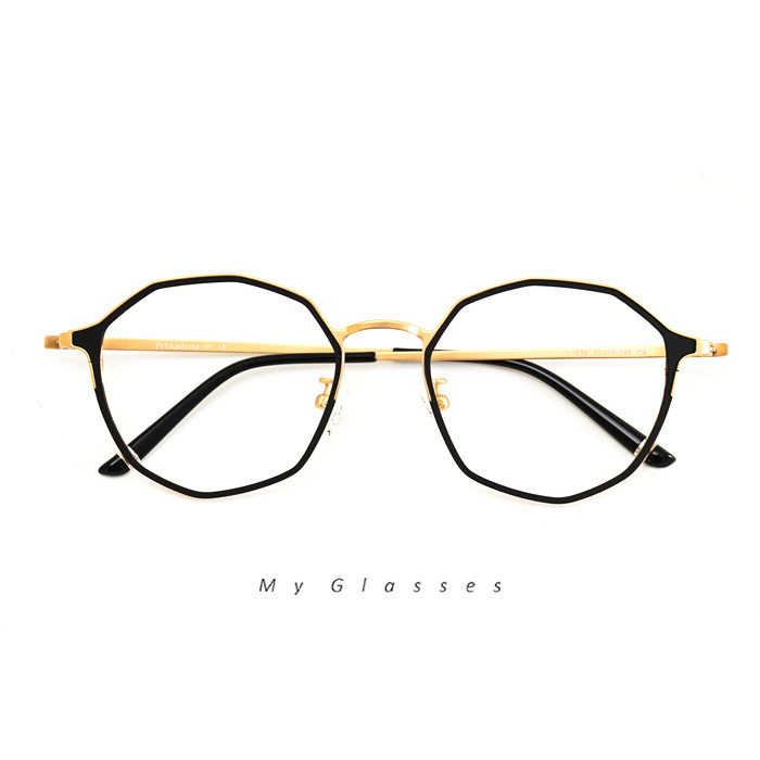 T159純鈦經典多邊形眼鏡