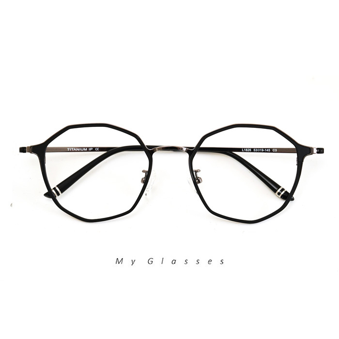 T159純鈦經典多邊形眼鏡