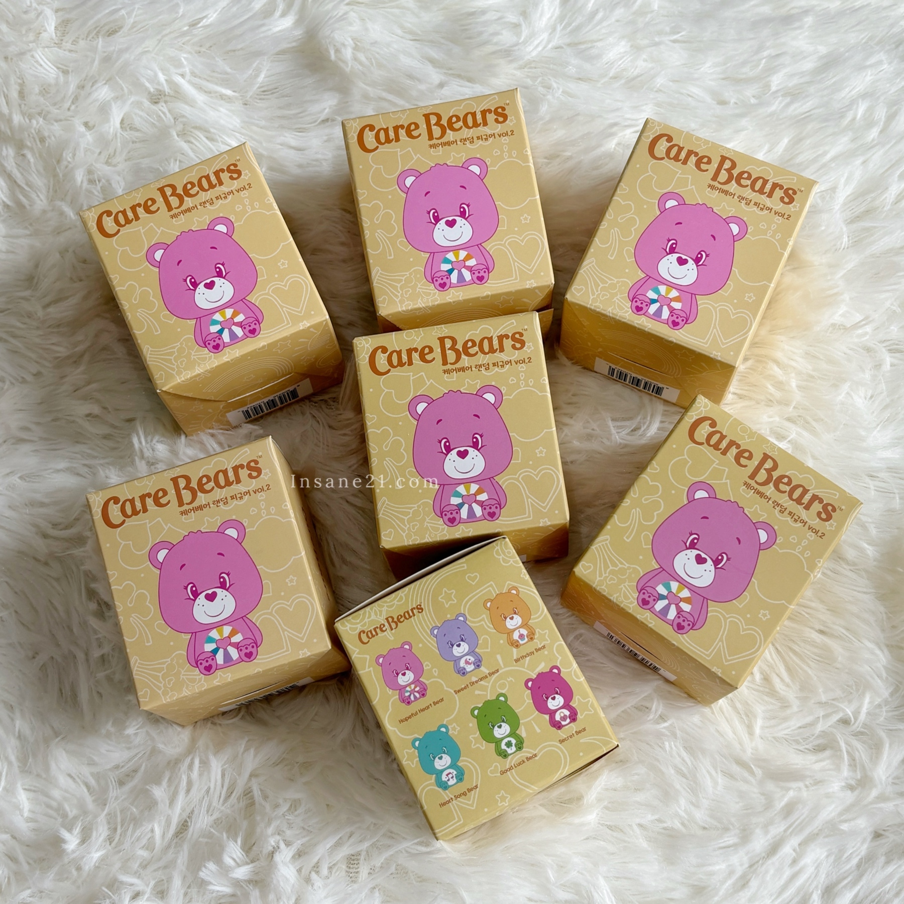 CARE BEARS 彩虹熊大頭盲盒/韓國 代購