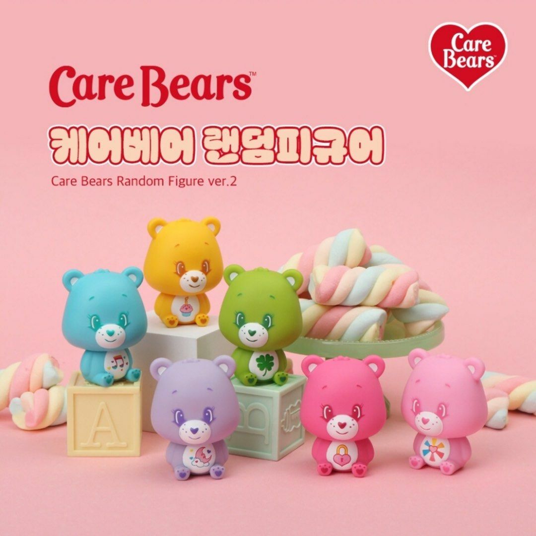 CARE BEARS 彩虹熊大頭盲盒/韓國 代購