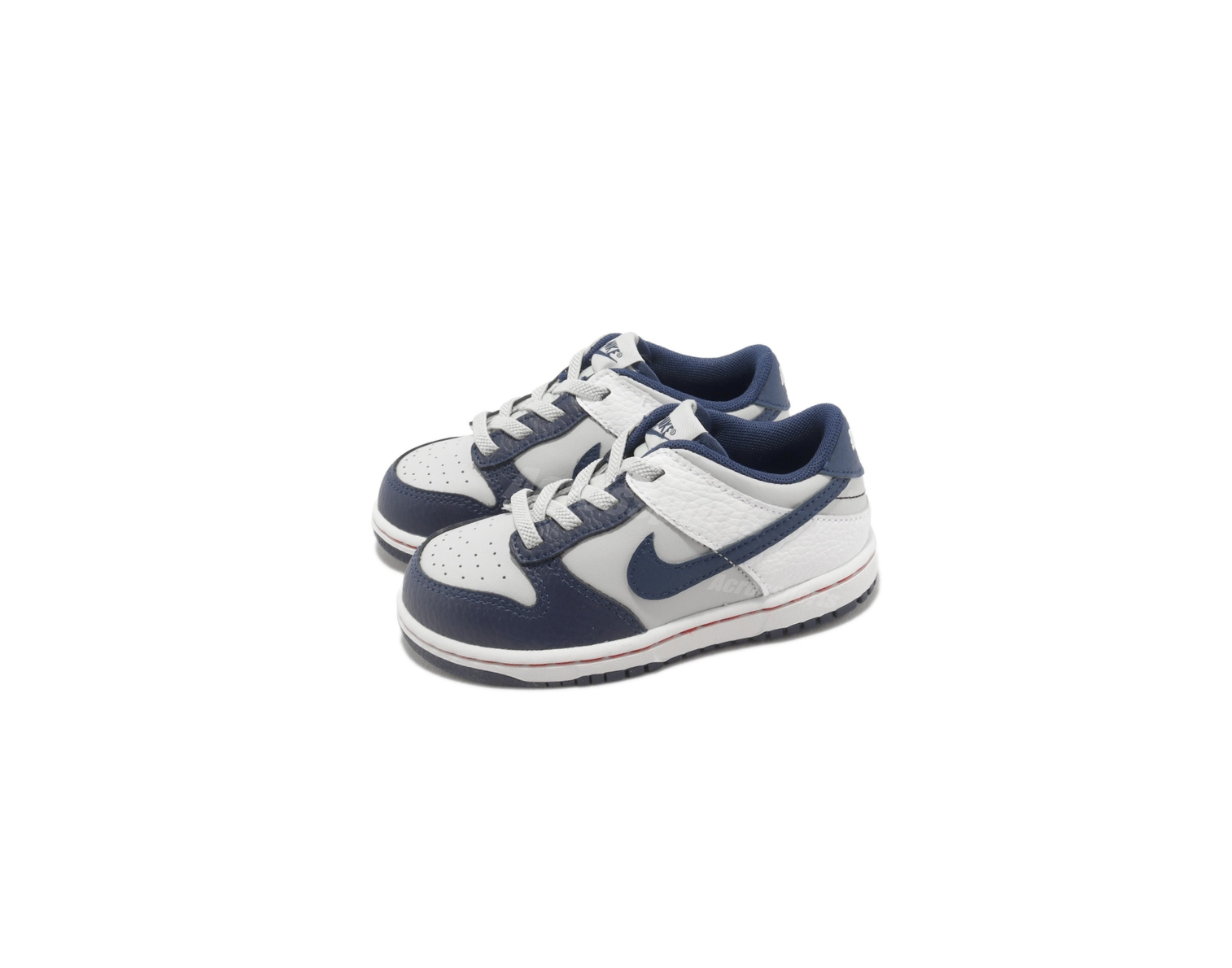 -(B12)-NIKE DUNK LOW TDE 小童 小朋友 籃網隊 親子鞋 皮革 膠底 海軍藍-DC9562 001