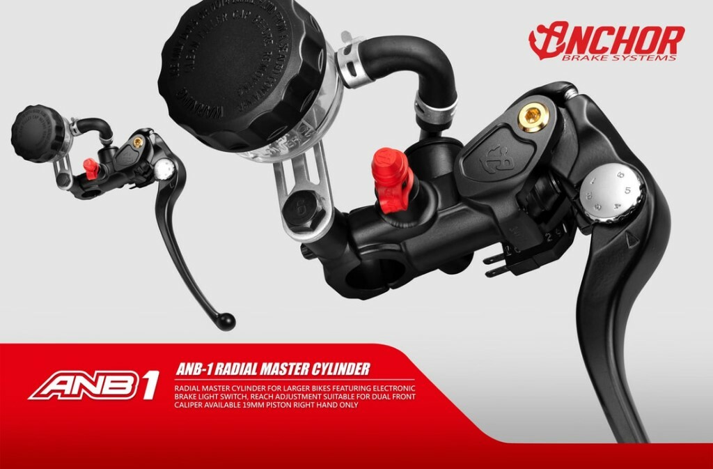 【ANCHOR 銨科】 CNC 可調式 高階版 直推 總泵 銨科 拉桿 附油杯支架組  煞車總泵