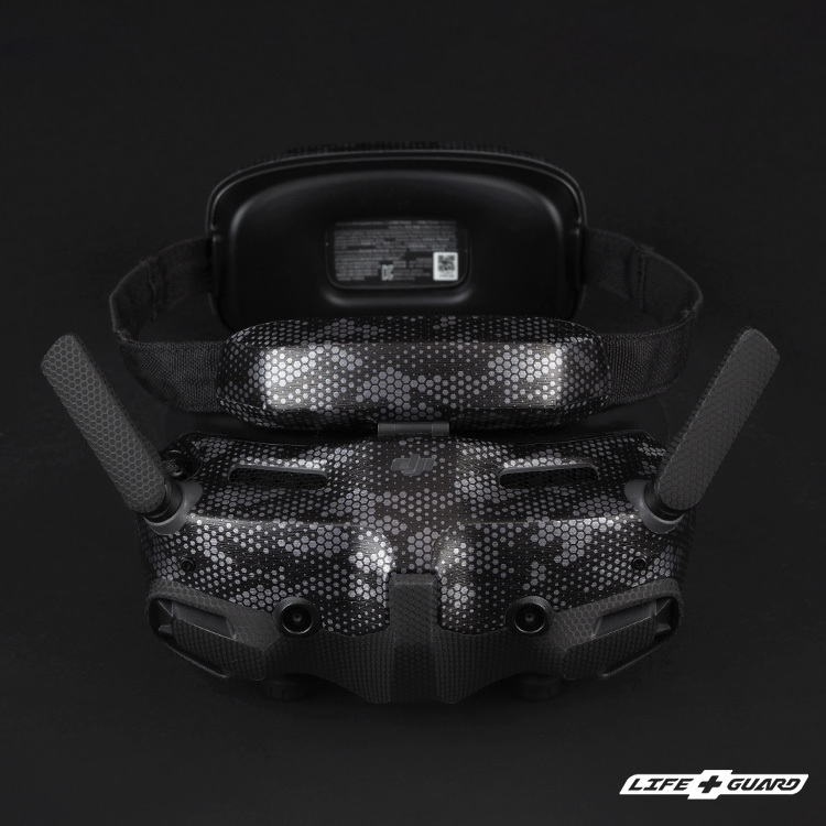 LIFE+GUARD 專用飛行眼鏡貼膜｜灰曼巴質感設計